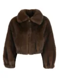 VALENTINI 1972 faux-fur jacket - Brown