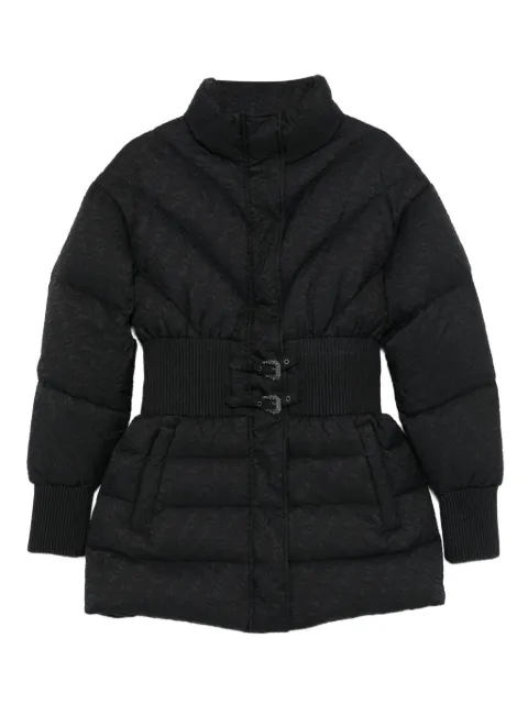 Versace Jeans Couture quilted belted jacket
