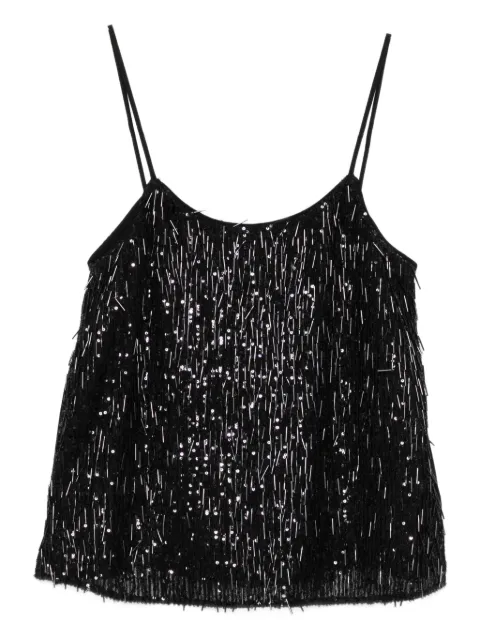 TWINSET sequin fringe top