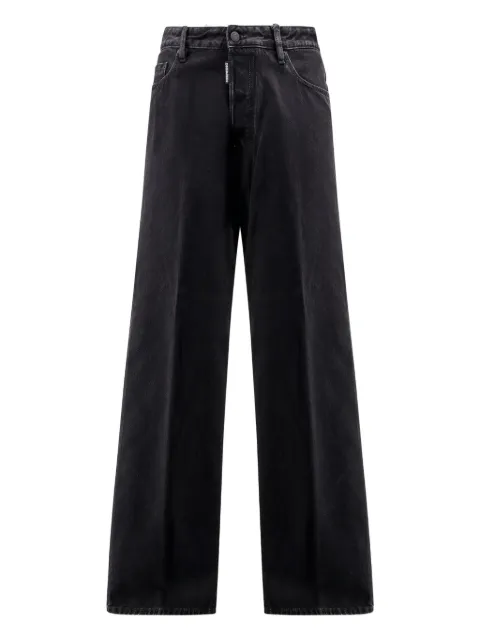 DSQUARED2 leather-patch jeans