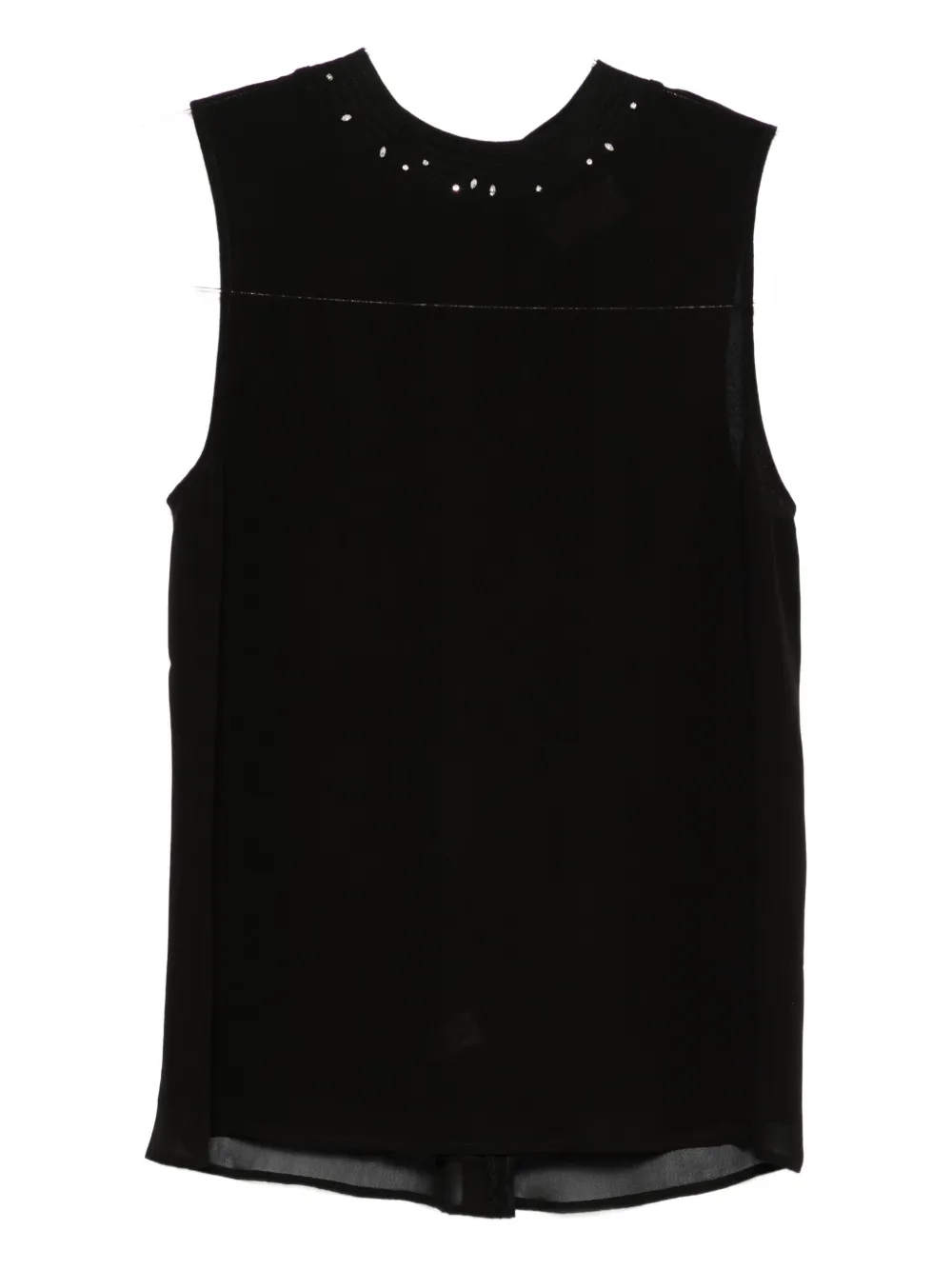 Forte Forte embellished sleeveless top - Nero