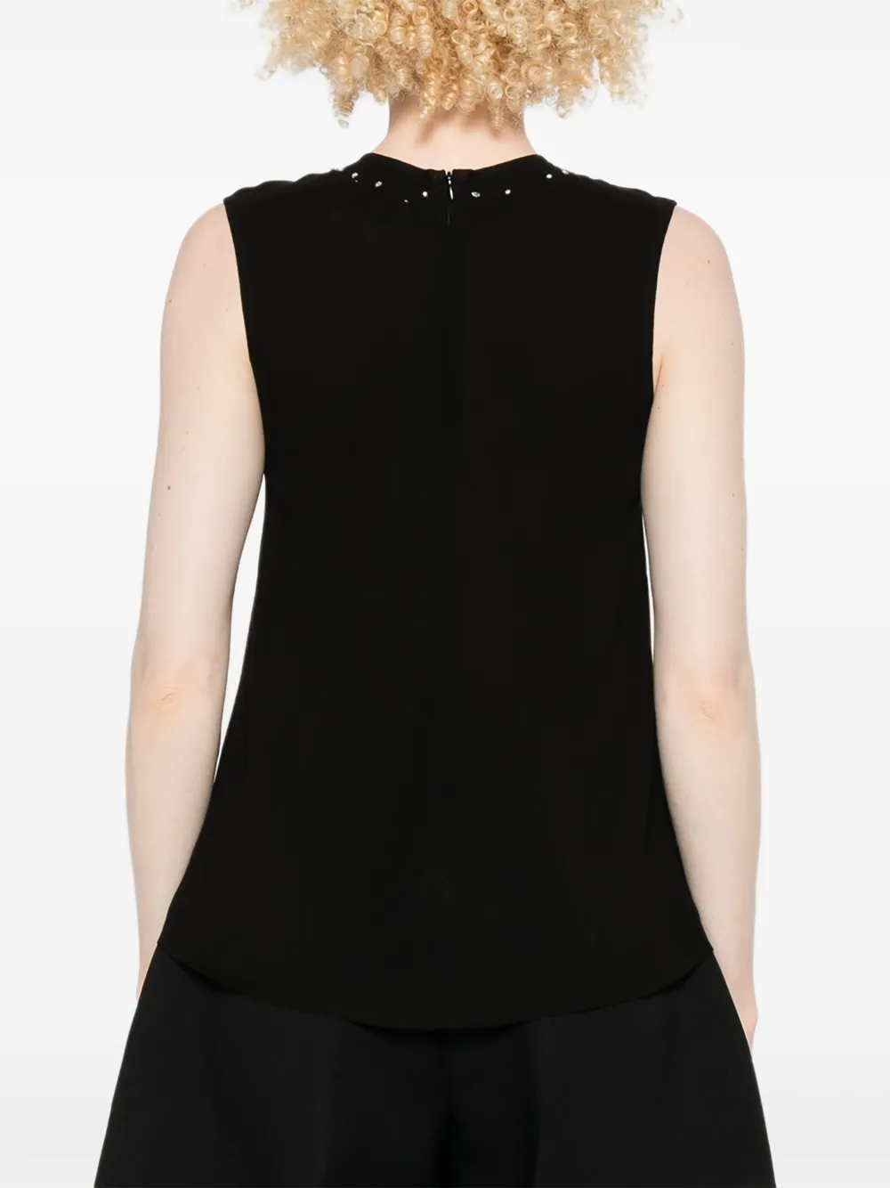 Forte Mouwloze top Zwart