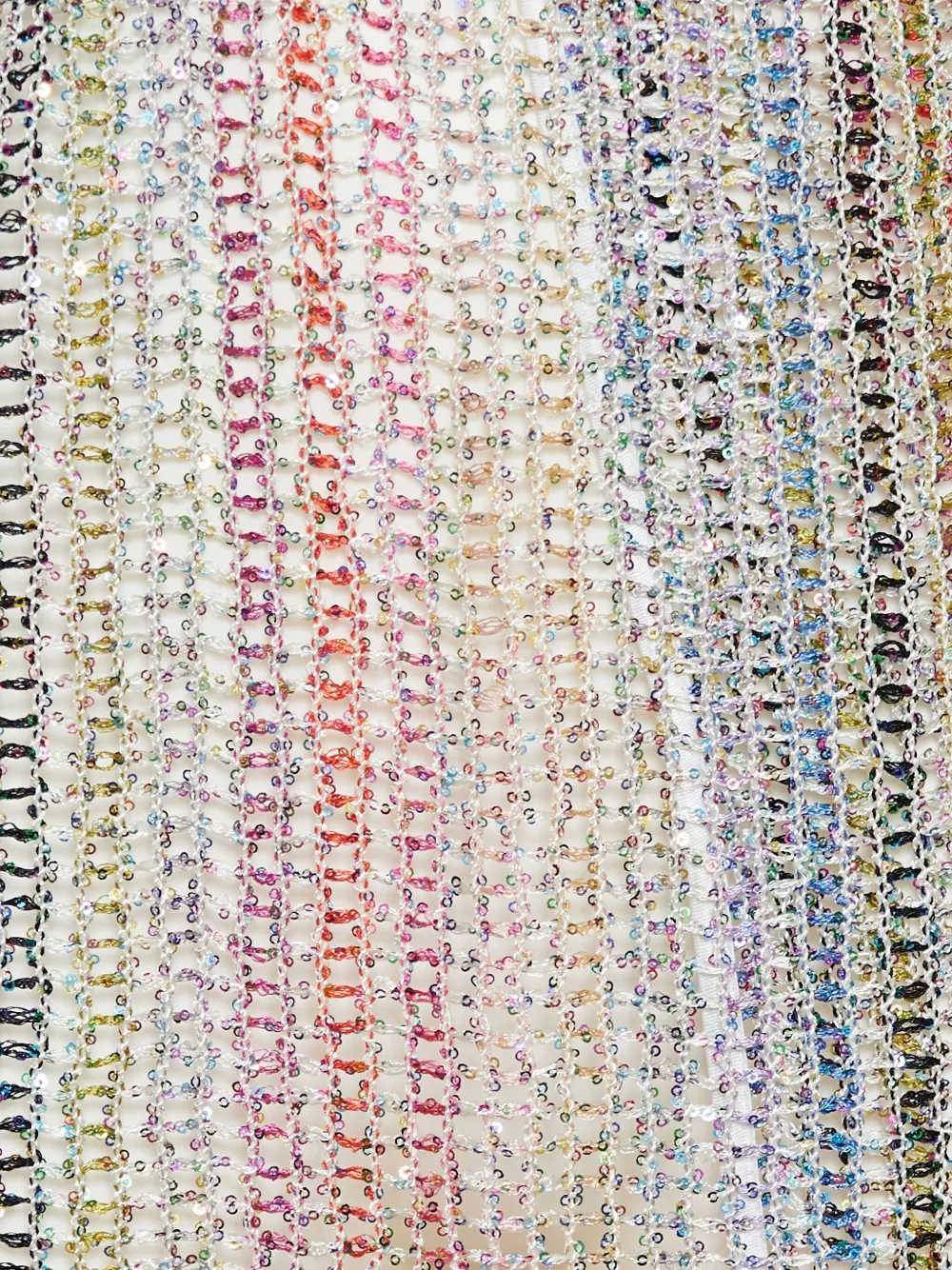 Missoni Gestreepte rok met pailletten Beige