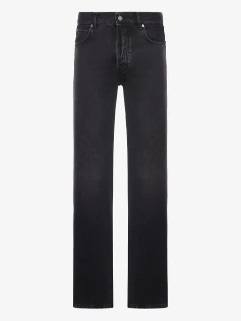 Haikure five-pocket straight-leg jeans
