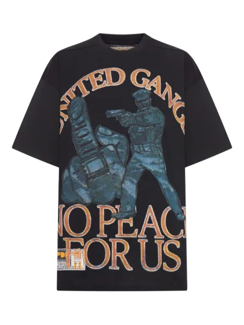 PDF CHANNEL Gangs skull graphic T-shirt