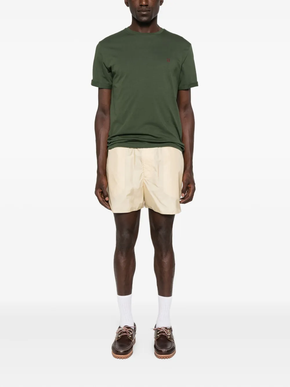 Les Deux Norregaard Contrast organic cotton T-shirt | T-Shirts | Image 2