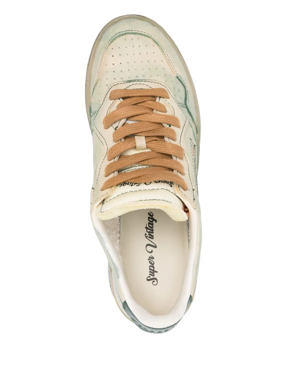 Autry Medalist Super Vintage leren sneakers WOODGREEN