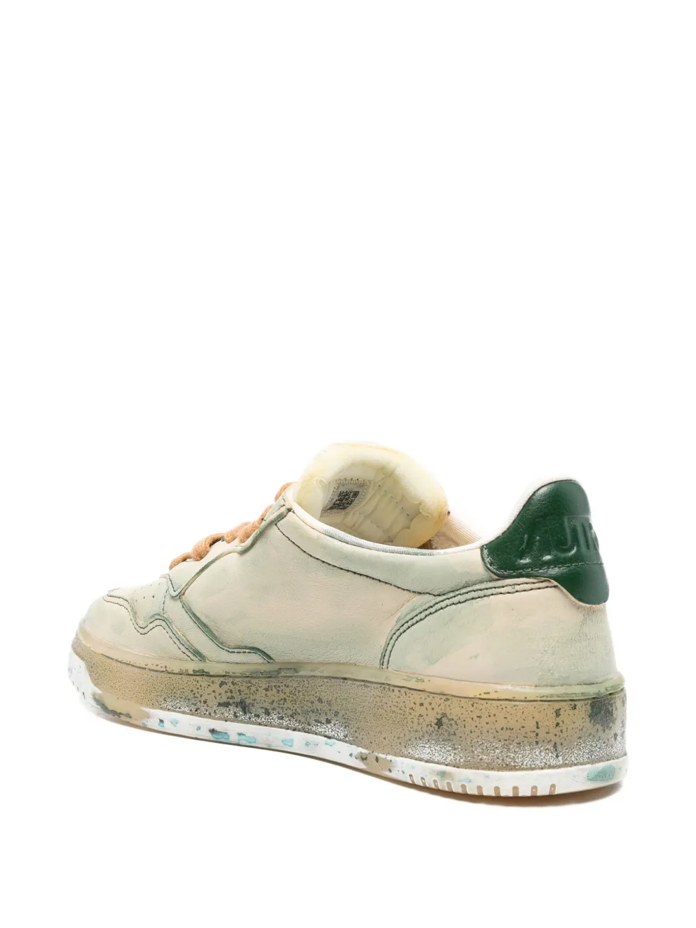 Autry Medalist Super Vintage leren sneakers WOODGREEN