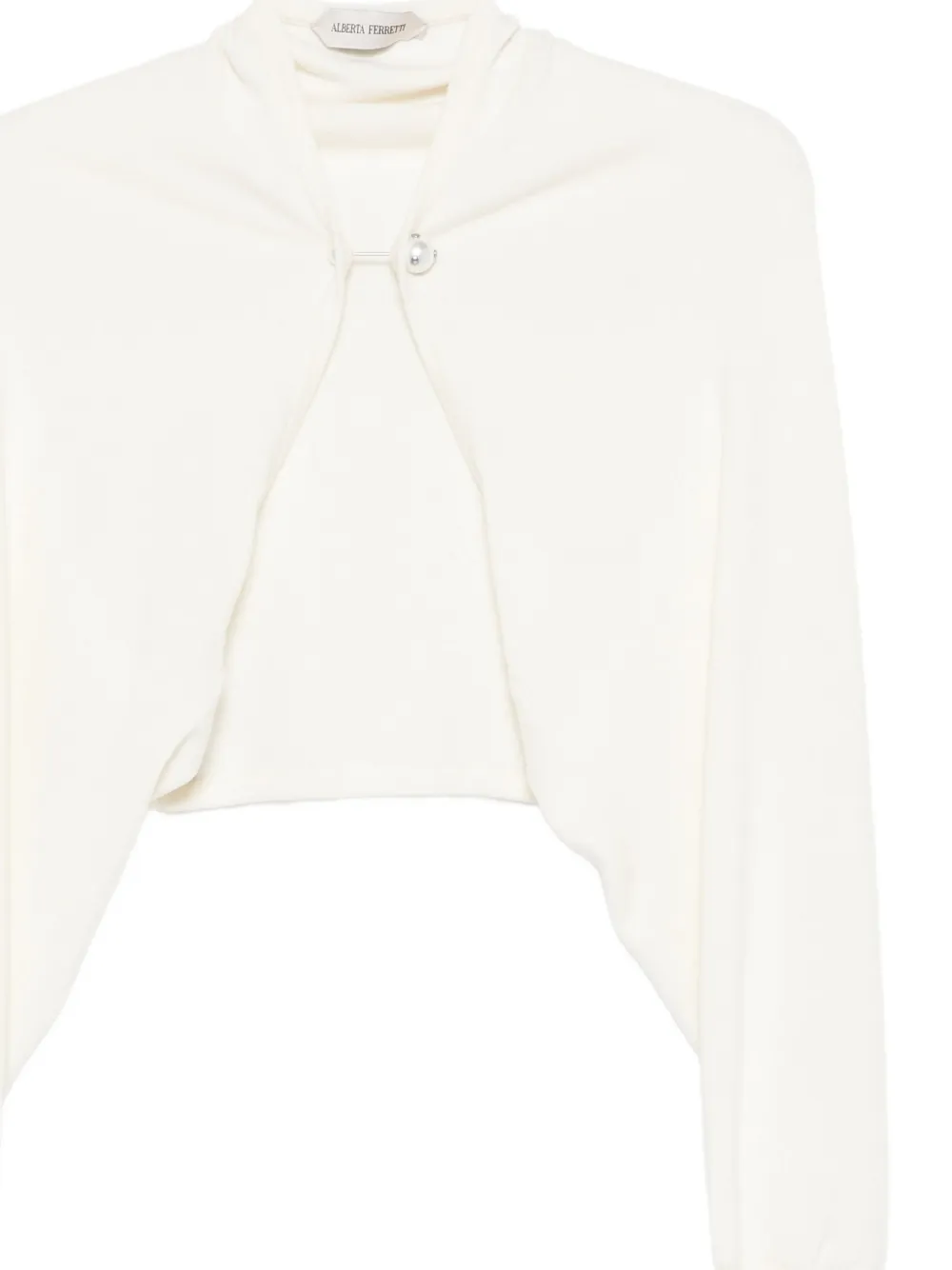 Alberta Ferretti Gestreept vest Beige