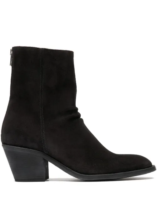 Bottines en daim Sydne à fermeture zippée - Officine Creative - Modalova