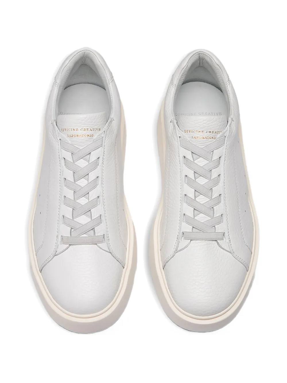 Officine Creative leather low-top sneakers White