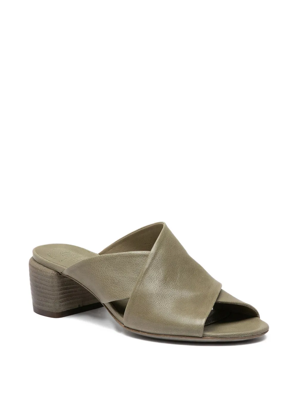 Officine Creative 50mm Hadry 007 Cross-strap Block-heel Sandals In Green