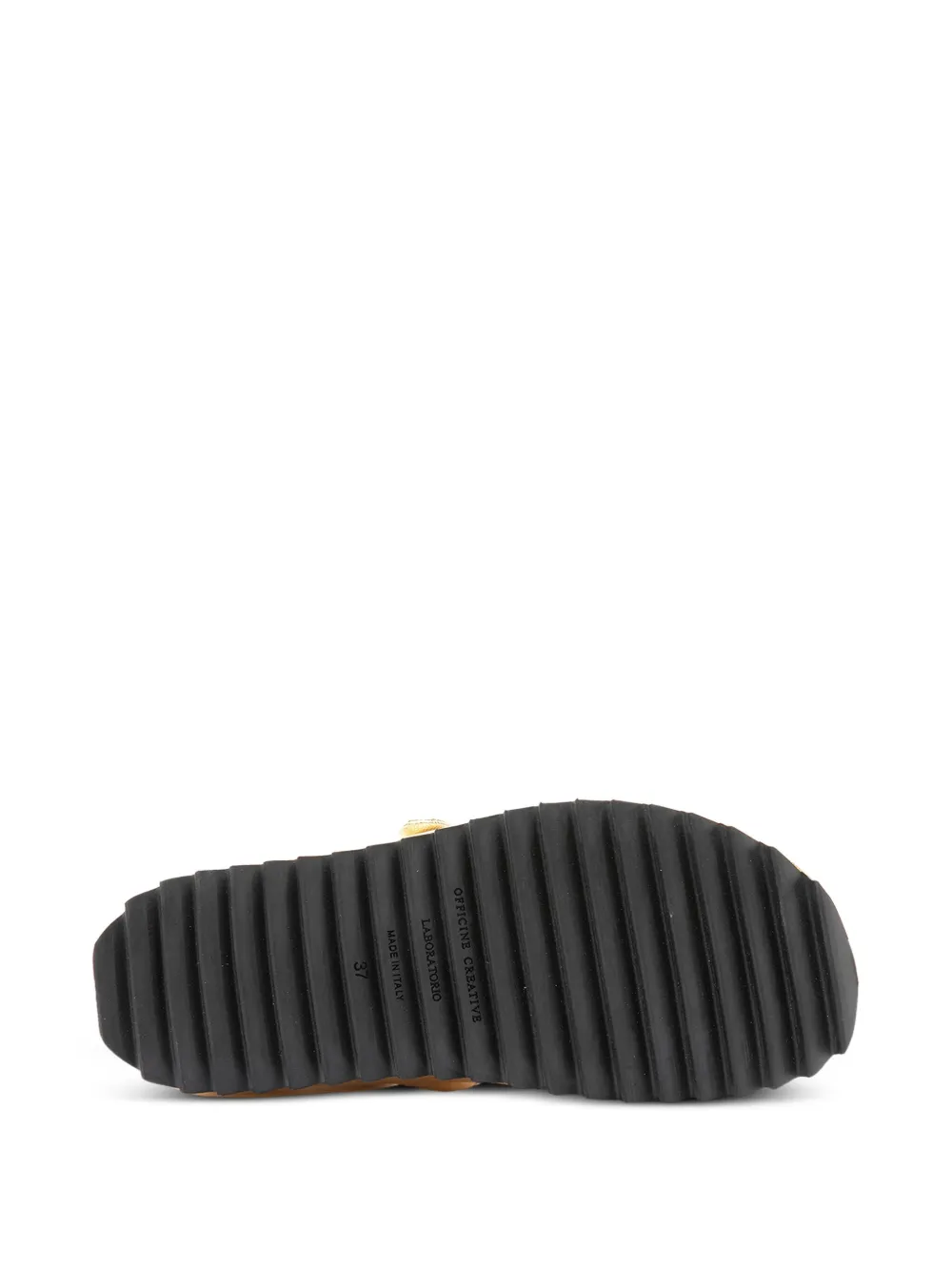 Officine Creative Pelagie 010 geknoopte leren sandalen Goud