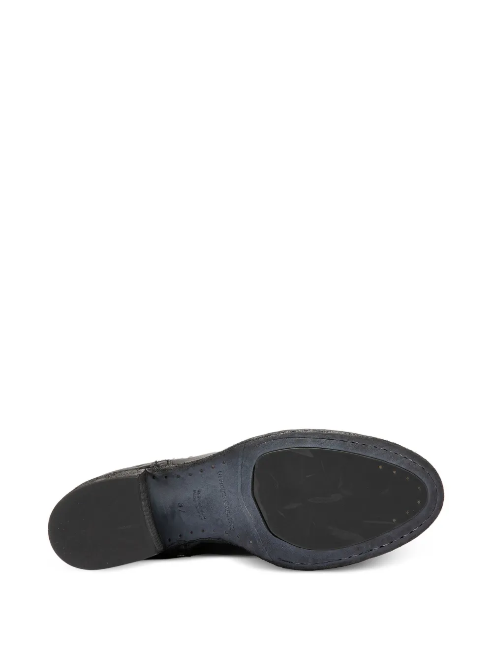 Officine Creative 55mm Denner zip boots Black
