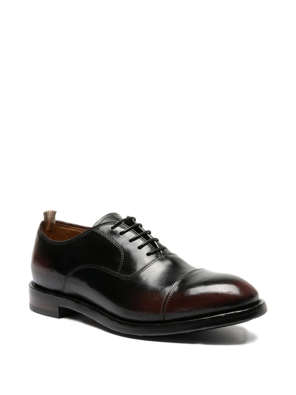 Officine Creative leather oxford shoes Black