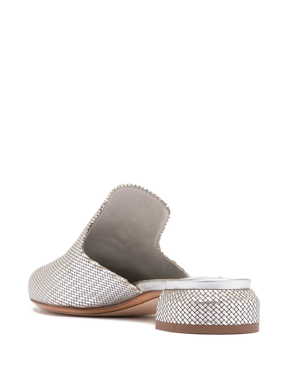 Officine Creative woven leather mules Grey