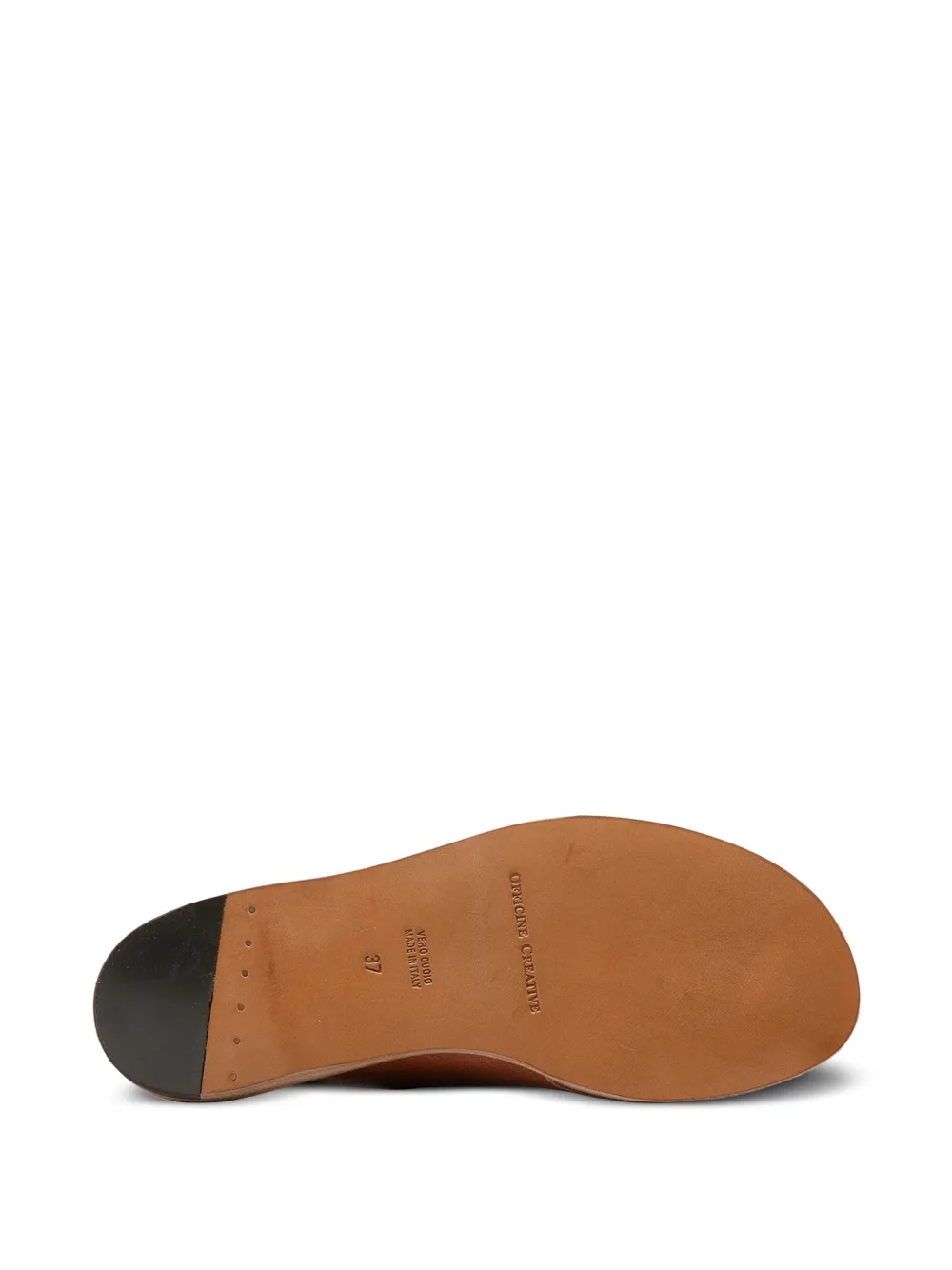 Officine Creative Itaca 049 braided leather sandals Brown
