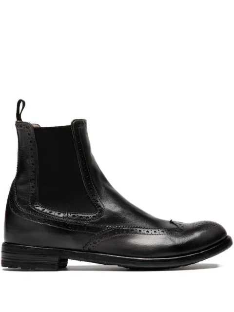 Officine Creative Lexikon 151 elastic-panel brogue boots