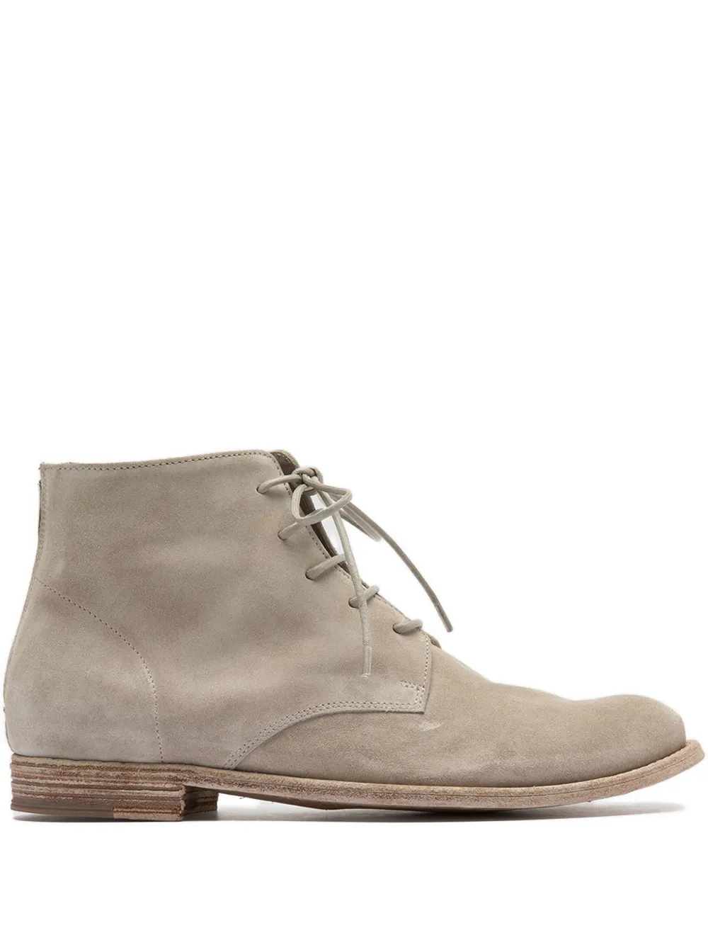 Officine Creative Lexikon lace-up zip boots Grey