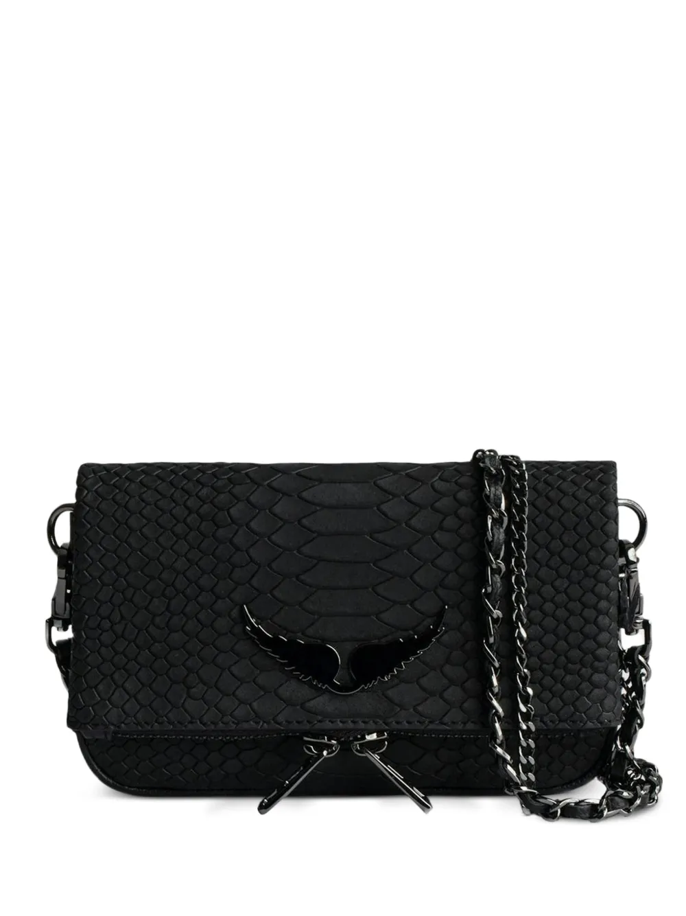 Zadig&Voltaire Mini Soft Savage Rock clutch