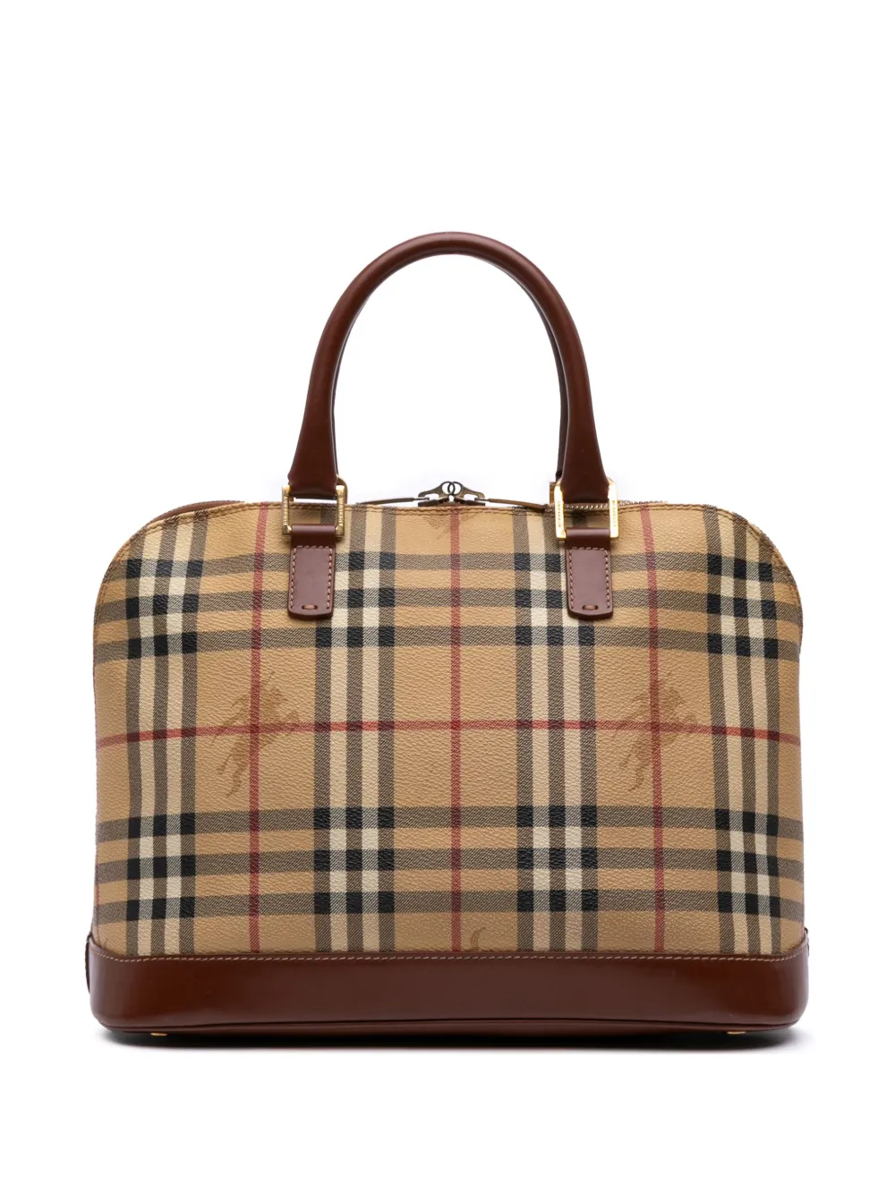 Burberry Pre-Owned 2000-2017 Haymarket Check Coated Canvas handbag - Burberry Pre-Owned 2000-2017 Haymarket Check Coated Canvas handbag -
