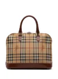 Burberry Pre-Owned 2000-2017 Haymarket Check Coated Canvas handbag - Brown