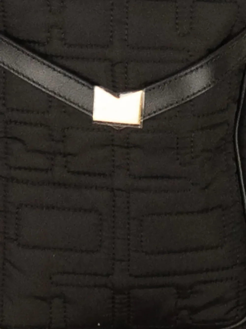 RHUDE monogram-pattern shoulder bag - Zwart