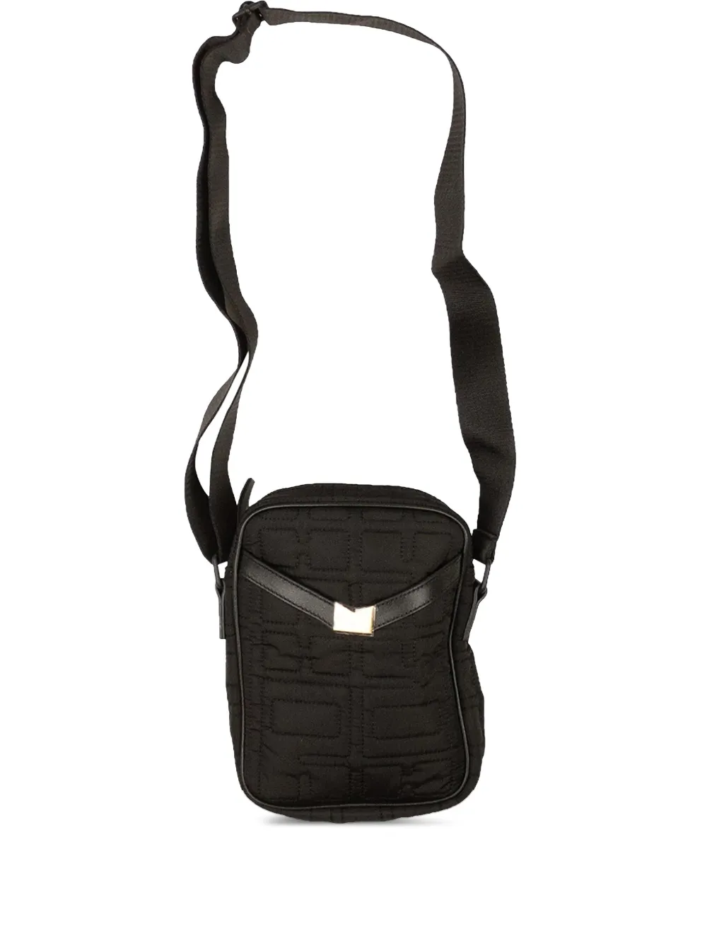 monogram-pattern shoulder bag
