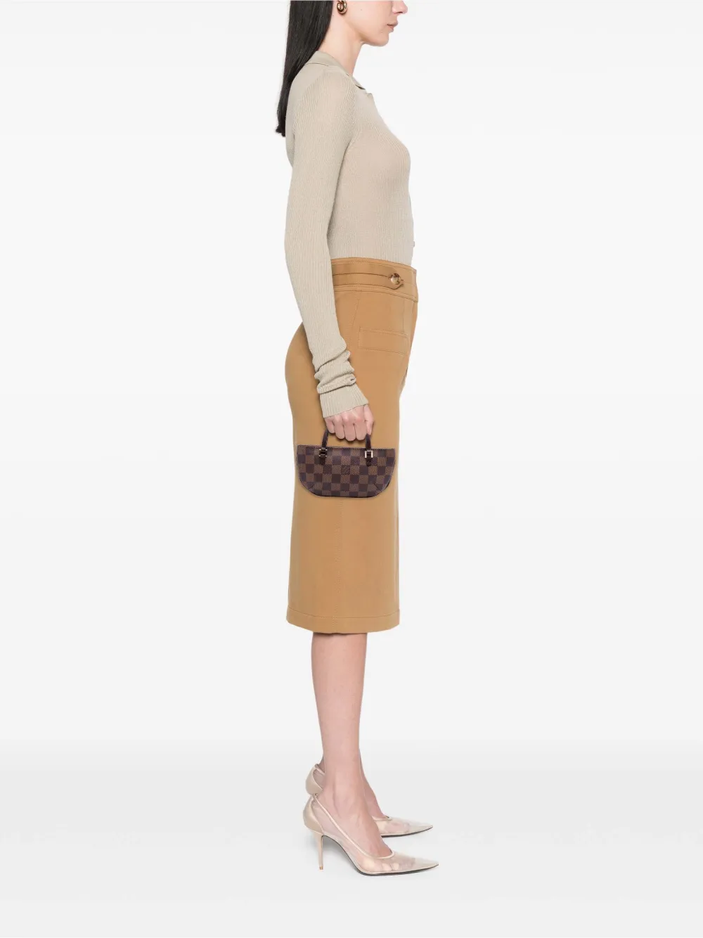 Louis Vuitton Pre-Owned 2000-2025 Damier Ebene Manosque Pochette handbag | Pre-Owned | Image 2