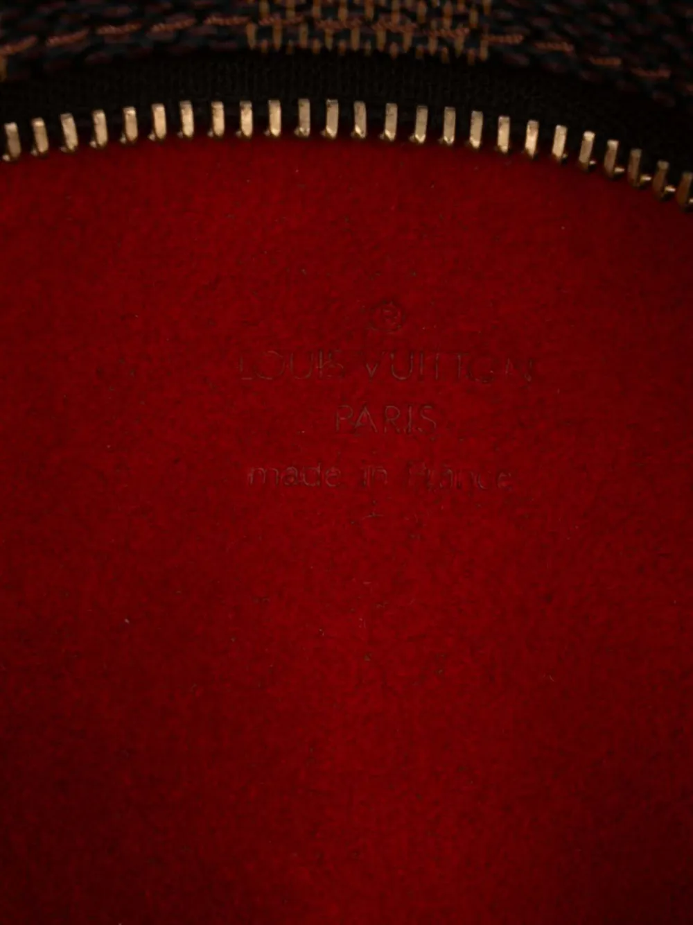 루이비통 Pre-Owned 2000-2025 다미에 에벤 마노스크 포쉐트 핸드백 LSUQCTM5WQ0LBR50