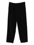 Yohji Yamamoto Pre-Owned 1990s pleated velvet trousers - Grey