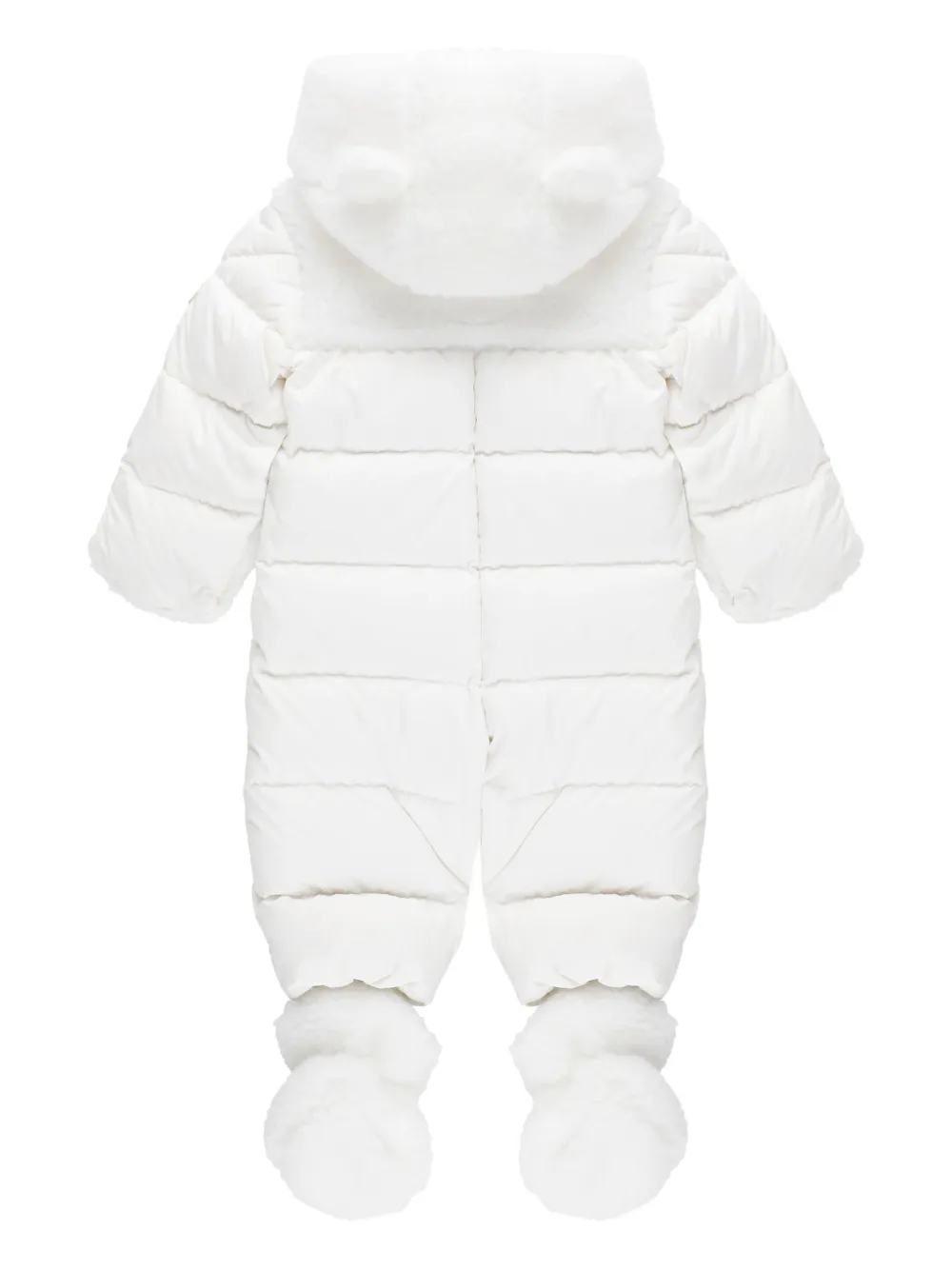 Moncler Enfant Osof padded snowsuit - Wit