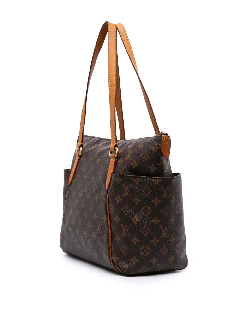 Pre-owned Louis Vuitton 2011 Monogram Totally Mm Tote Bag In Brown