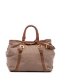 Prada Pre-Owned 2013-2025 Canvas Canapa Logo satchel - Brown