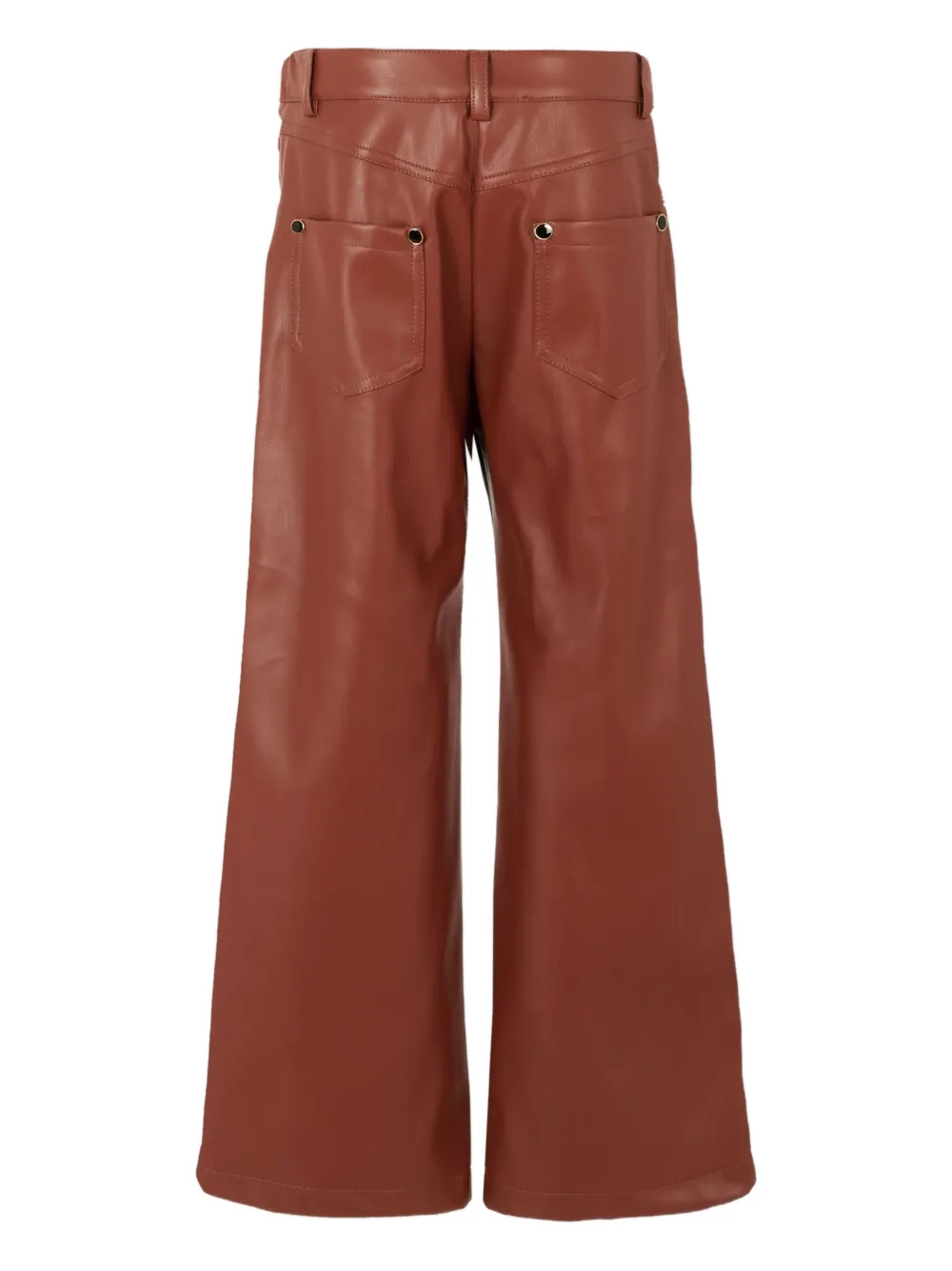 MSGM Kids wide-leg trousers Bruin