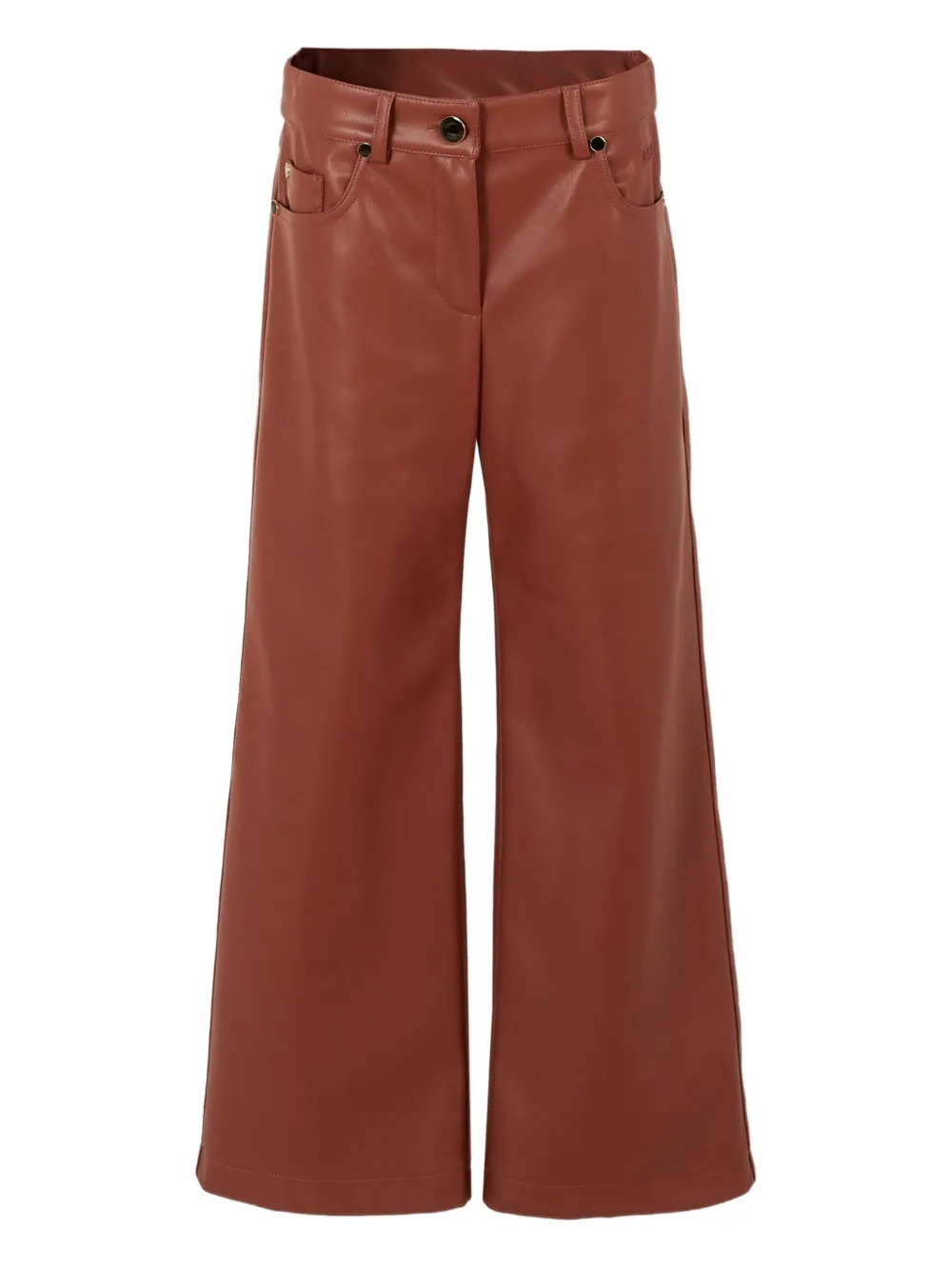 MSGM Kids wide-leg trousers Bruin