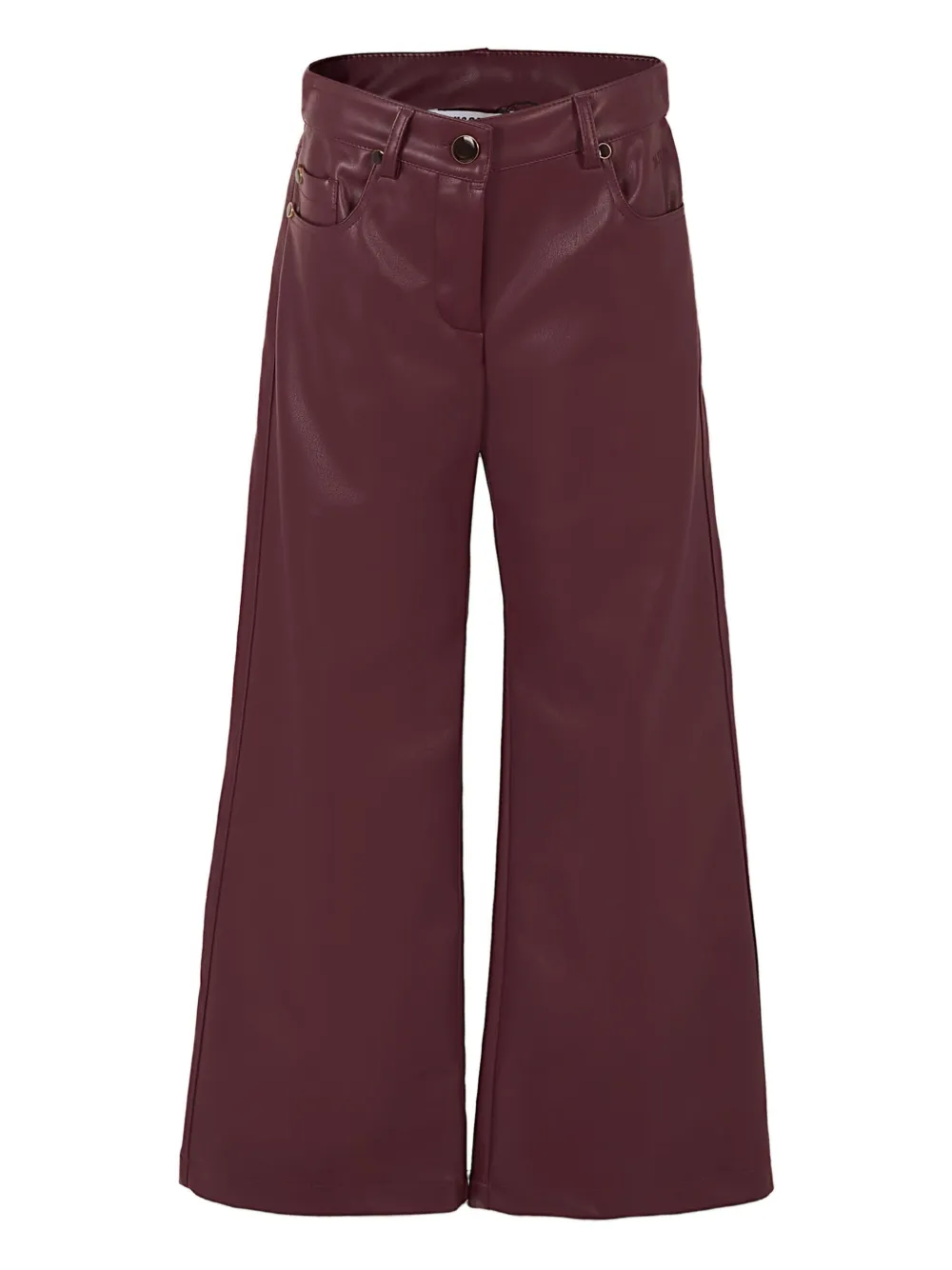 MSGM Kids wide-leg trousers Rood