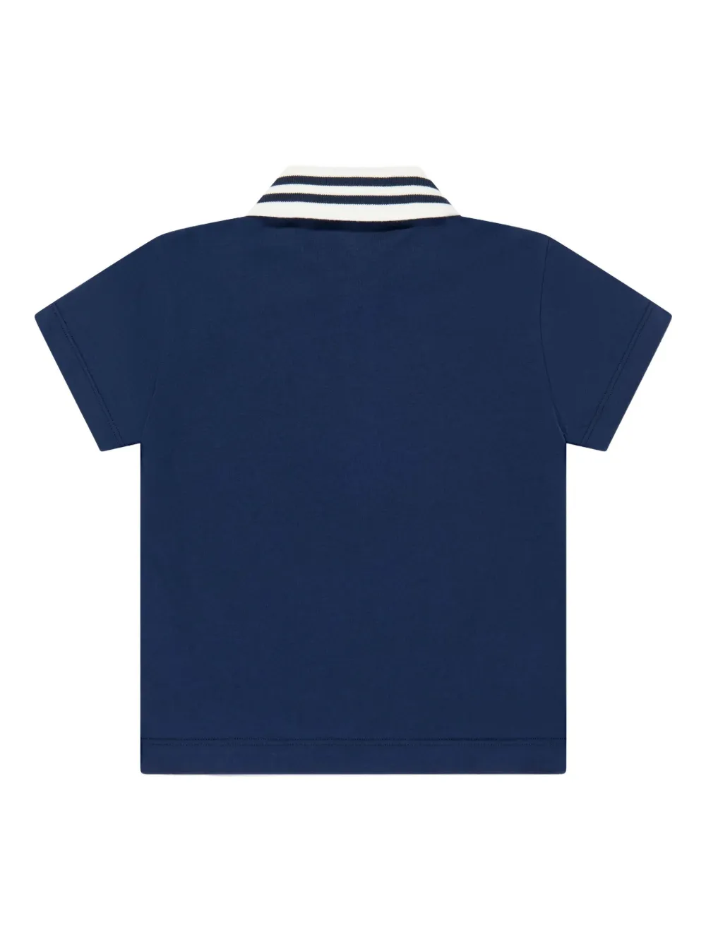 Fendi Kids logo-striped collar polo shirt | Boys Polo Shirts | Image 2