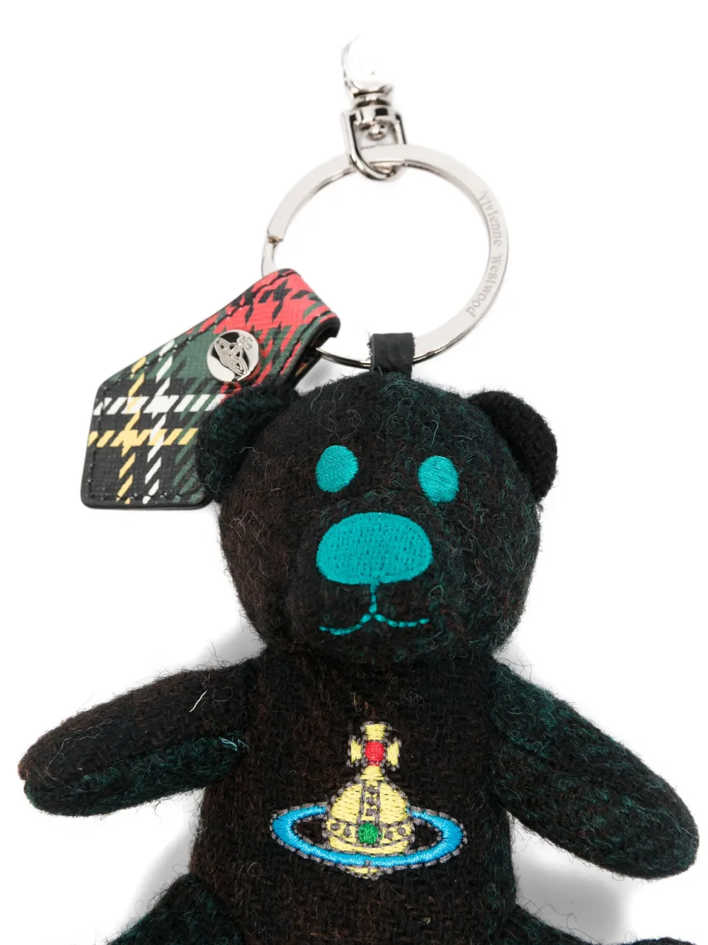 Vivienne Westwood Teddy-bear Keyring In Brown