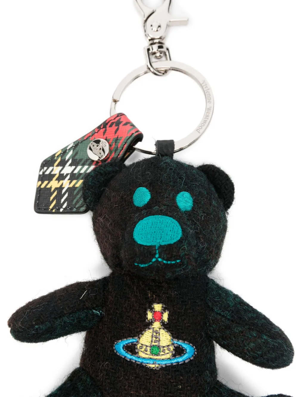 Vivienne Westwood Sleutelhanger met teddybeer Groen