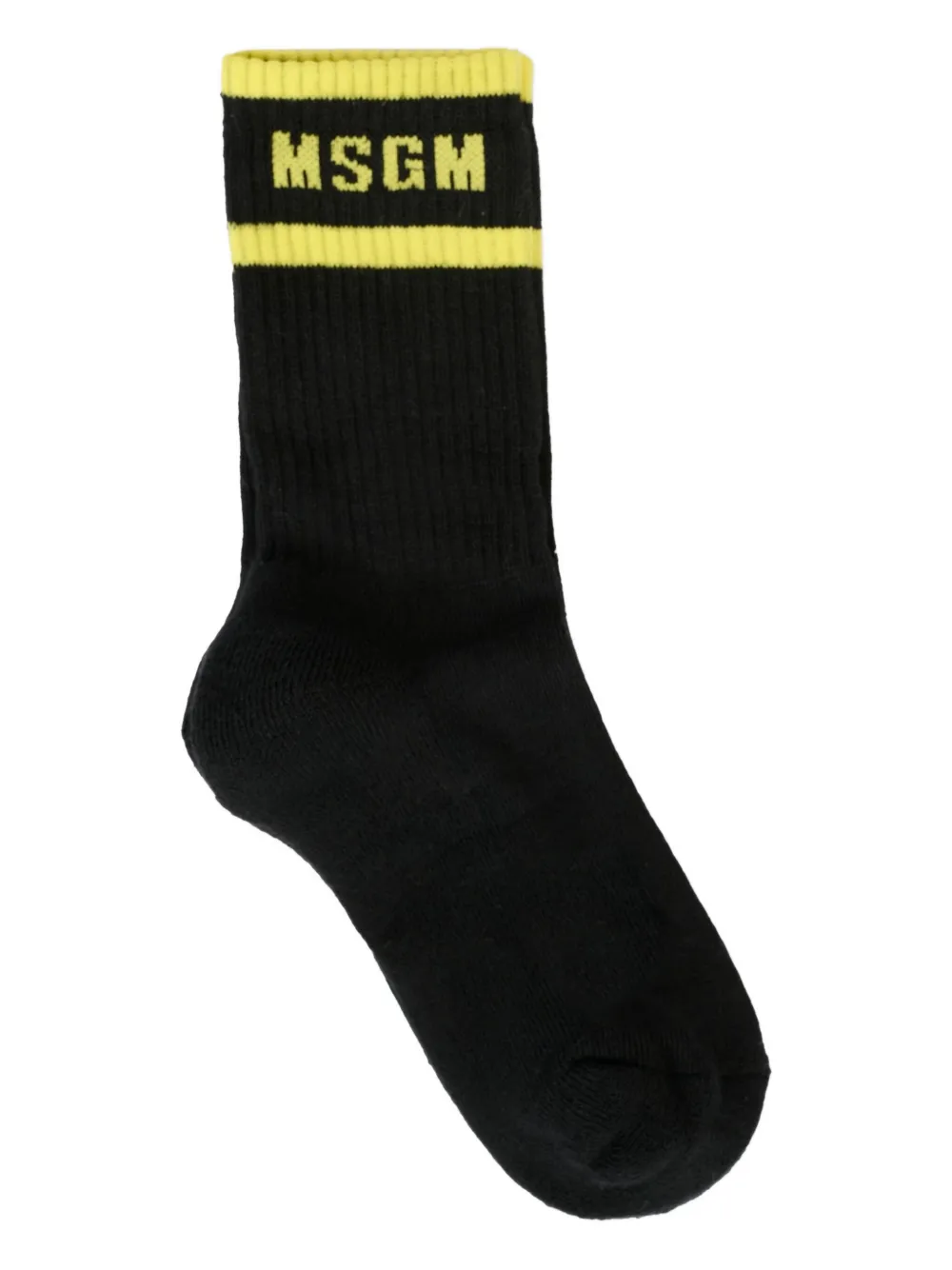 MSGM Kids logo-embellished socks Zwart