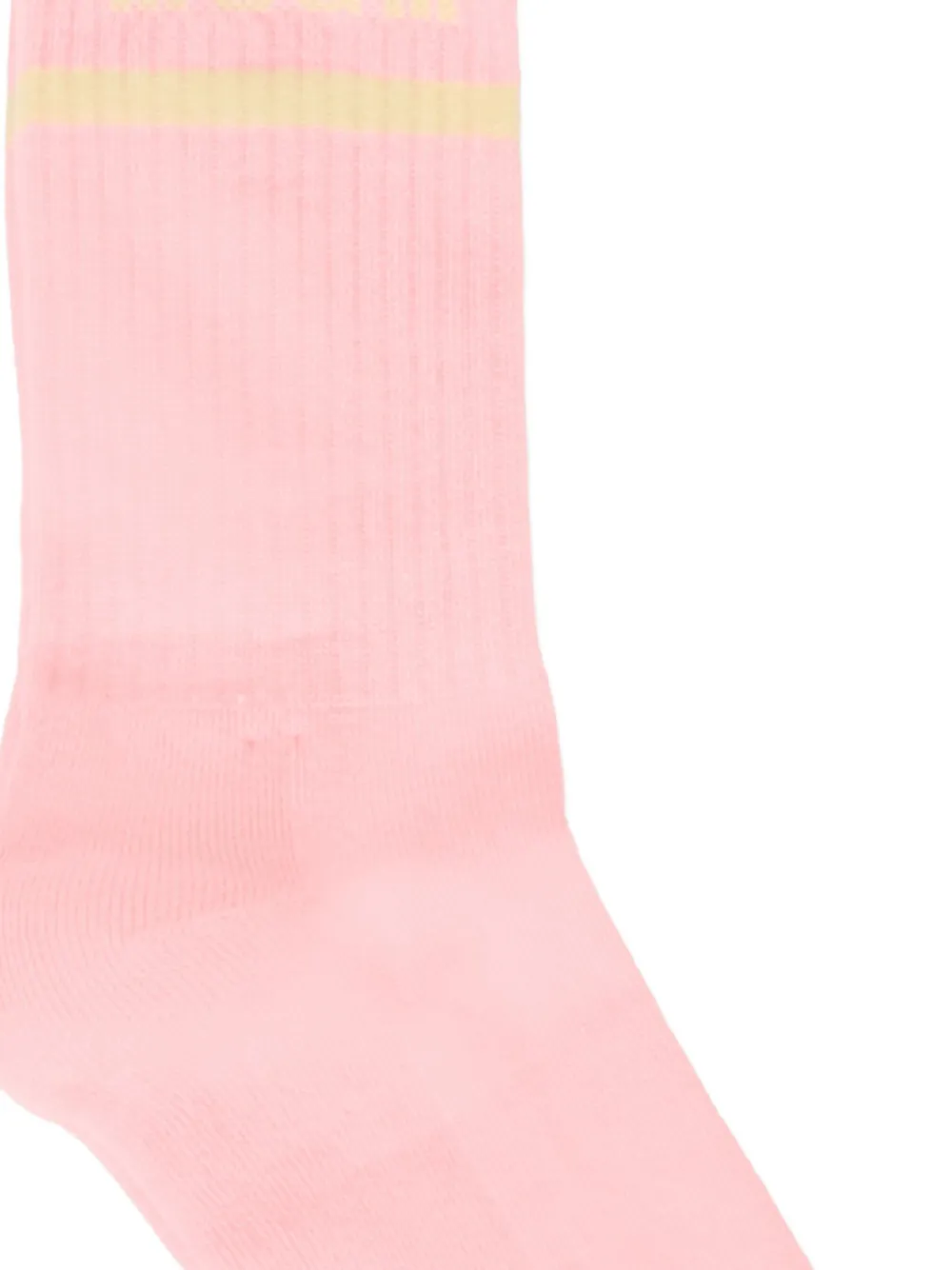 MSGM Kids logo-embroidered socks Roze