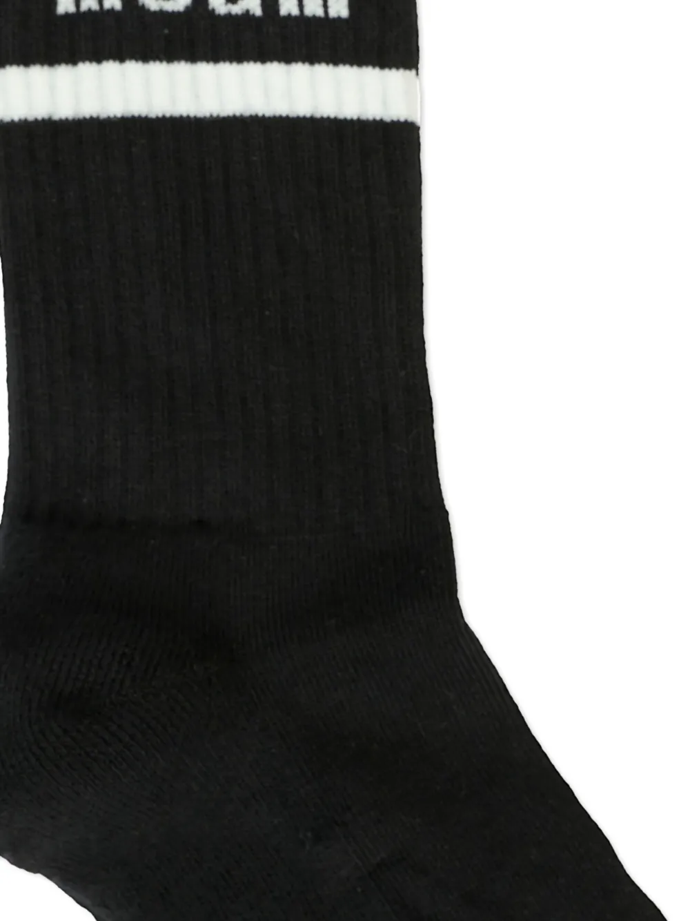 MSGM Kids logo-embroidered socks Zwart
