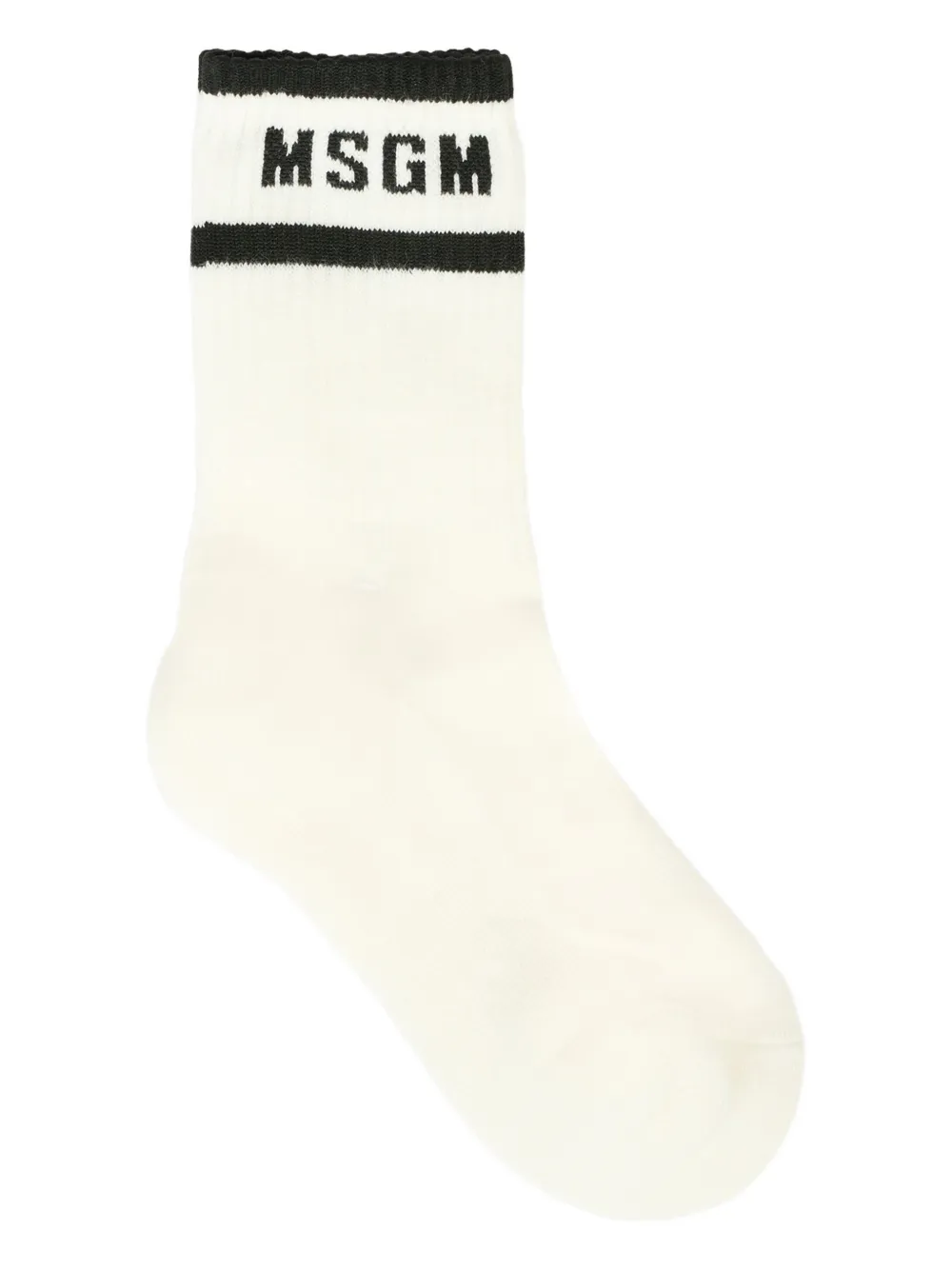 MSGM Kids logo-embellished socks Wit