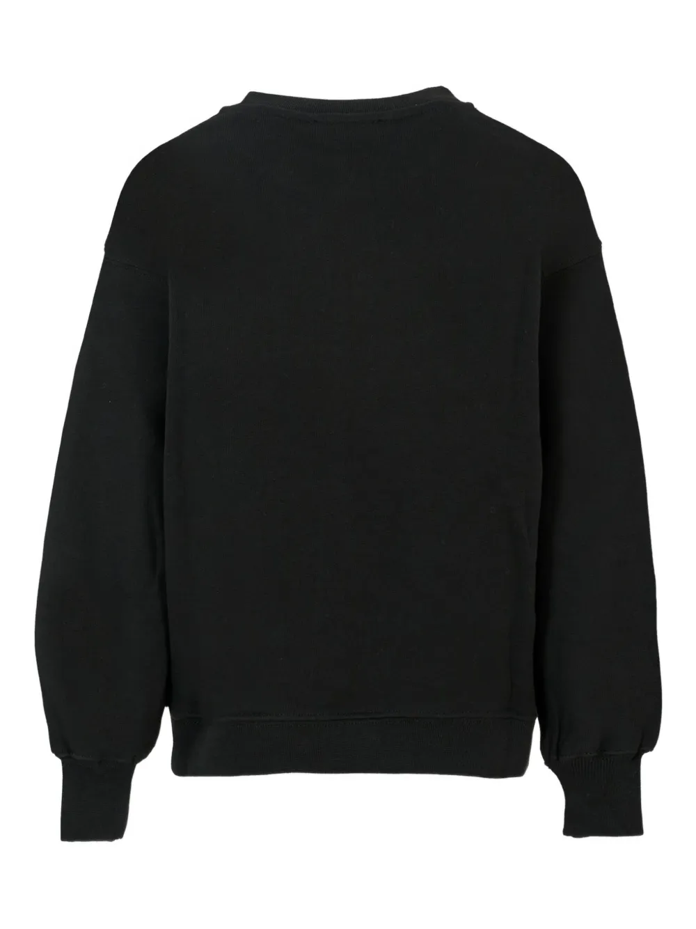 MSGM Kids logo-print cotton sweatshirt Zwart