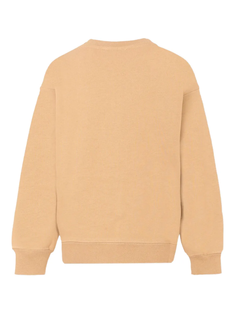 MSGM Kids logo-print crew-neck sweatshirt Beige