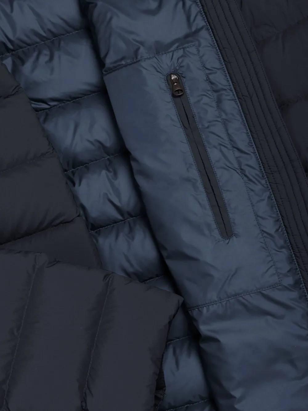Colmar hooded quilted jacket Blauw