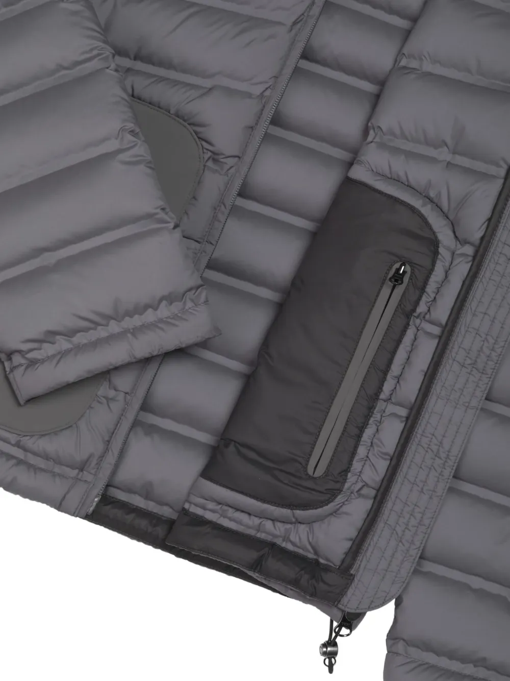 Colmar hooded quilted jacket Grijs