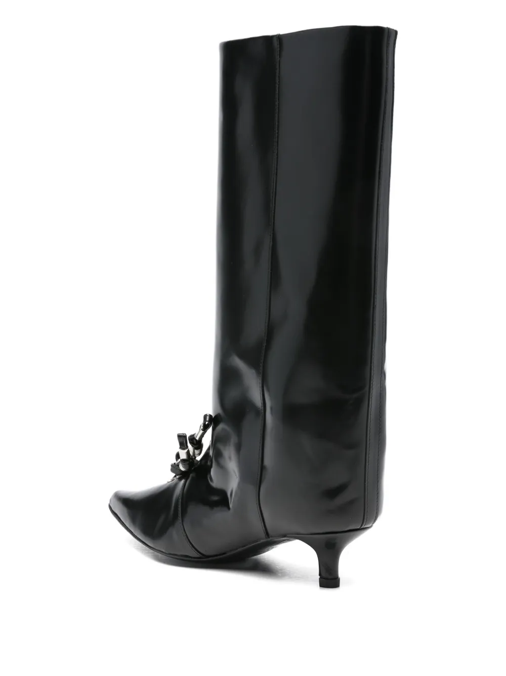 Toga Pulla 45mm tassel-embellishment leather boots Black