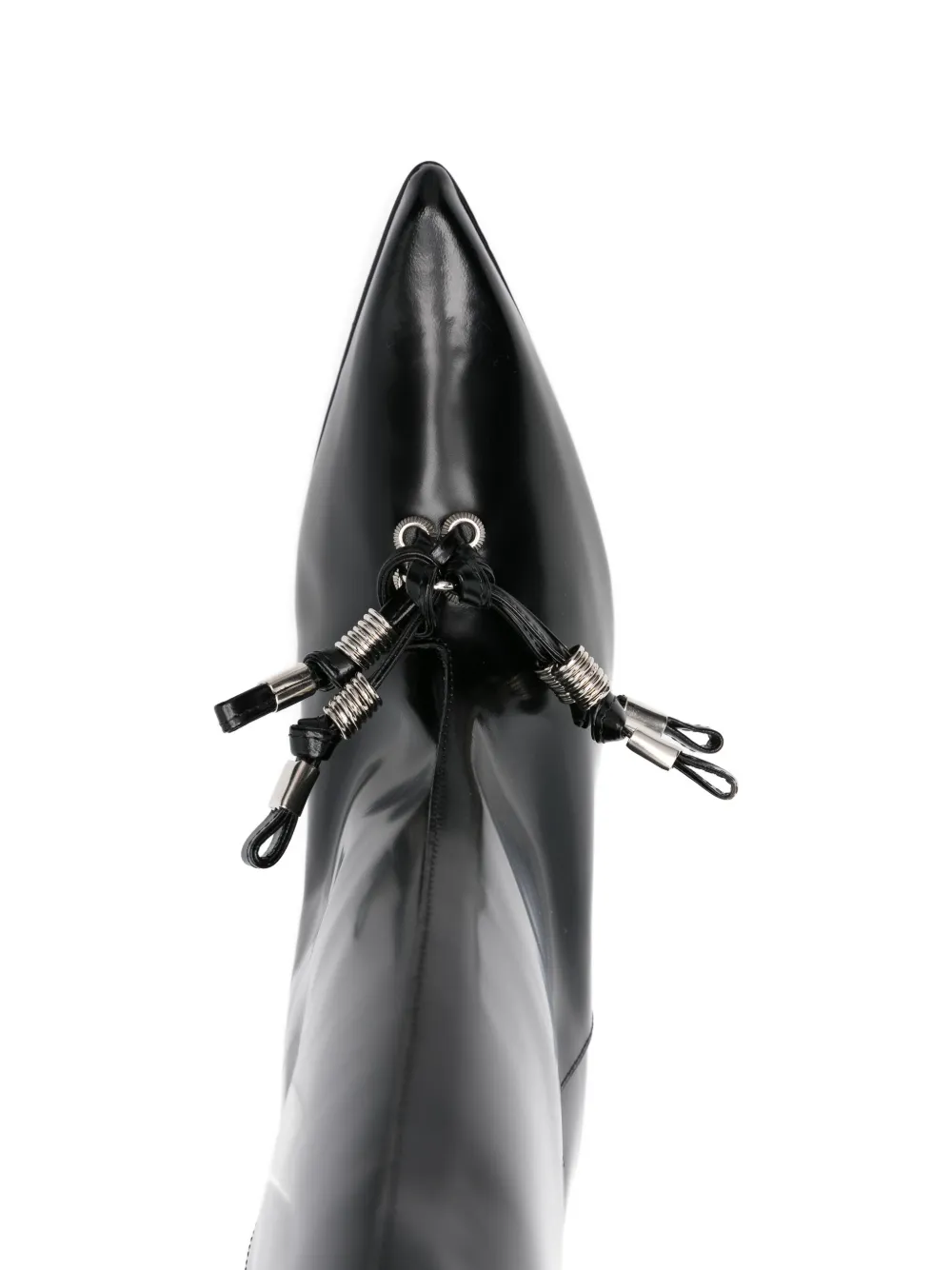 Toga Pulla 45mm tassel-embellishment leather boots Black
